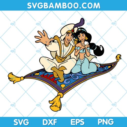 Jasmine Prince Flying Carpet SVG, Aladdin Jasmine Magic Carpet SVG, Disney Aladdin SVG, The Magic Carpet SVG DXF EPS PNG