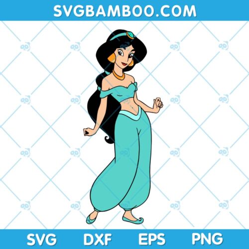Jasmine Princess SVG, Disney Princess SVG, Disney Jasmine SVG, Pretty Jasmine SVG DXF EPS PNG