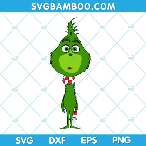 Grinch Kid SVG, Baby Grinch SVG, Christmas Baby Grinch SVG, Cute Baby Grinch SVG DXF EPS PNG