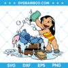 Lilo Bath Stitch SVG, Disney Lilo Shower Stitch SVG, Disney Lilo And Stitch SVG DXF EPS PNG