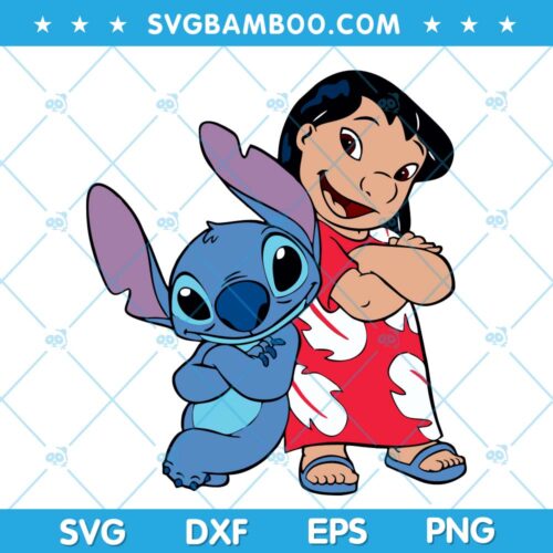 Lilo And Stitch Friends SVG, Disney Lilo And Stitch SVG, Best Friends SVG DXF EPS PNG