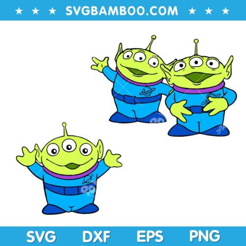 Little Green Aliens Toy Story SVG, Toy Story Ailens SVG, Disney Toy Story SVG DXF EPS PNG