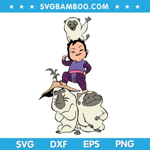 Little Noi and Ongis SVG, Disney Little Noi and Ongis SVG, Funny Little Noi and Ongis SVG DXF EPS PNG