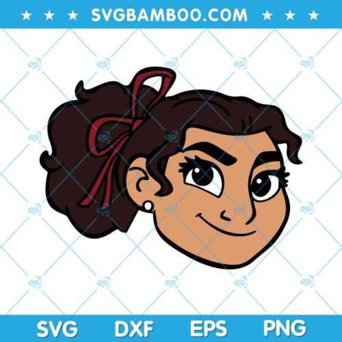 Luisa Head SVG, Encanto Luisa Big Face SVG, Disney Luisa Encanto SVG DXF EPS PNG