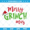 Merry Grinchmas Santa Hat SVG, Grinch Quote Fun SVG, Grinchmas Hat SVG, Grinch Funny Quote SVG DXF EPS PNG