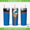 Miami Dolphins Zipper 20oz Skinny Tumbler Template PNG, Miami Dolphins Tumbler Wrap PNG, Football Team Tumbler Sublimation Design PNG Download