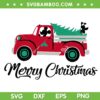 Mickey Christmas Truck SVG, Mickey Merry Christmas Truck SVG, Christmas Truck And Tree SVG DXF EPS PNG