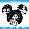Mirabel Isabela Antonio SVG, Encanto Disney Mouse Mirabel SVG, Disney Encanto SVG DXF EPS PNG