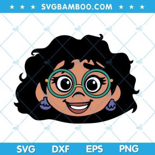 Mirabel Madrigal Big Face SVG, Mirabel Madrigal Encanto SVG, Mirabel Madrigal SVG DXF EPS PNG