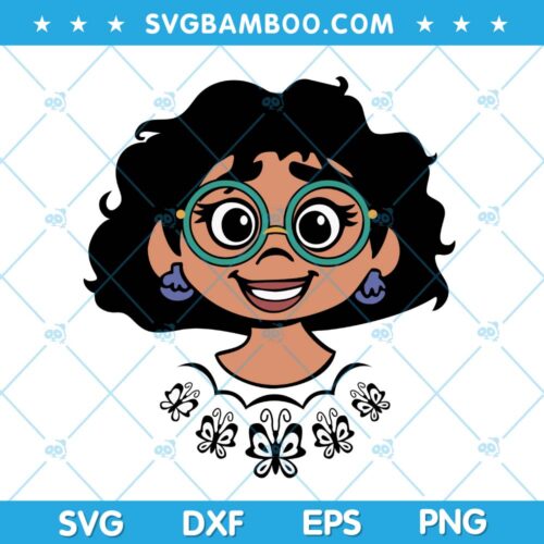 Mirabel Madrigal Head SVG, Disney Encanto Mirabel Madrigal SVG, Disney Encanto SVG DXF EPS PNG