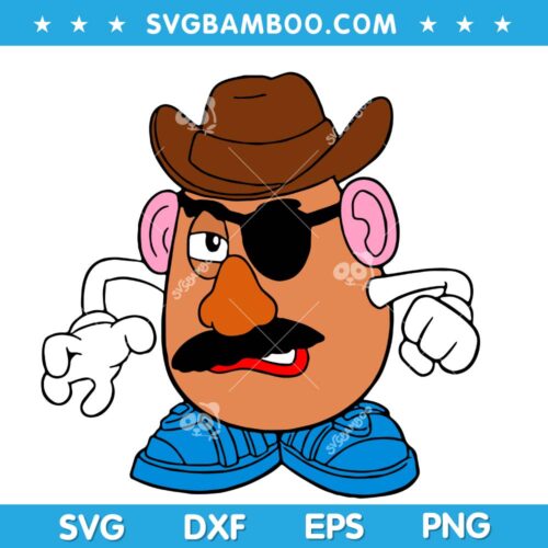 Mr Potato Head SVG, Toy Story Potato Head SVG, Disney Toy Story SVG DXF EPS PNG