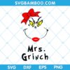 Mrs Grinch Face SVG, Funny Grinch Women SVG, Christmas Grinch SVG, Female Grinch SVG DXF EPS PNG Mrs Grinch Face SVG, Funny Grinch Women SVG, Christmas Grinch SVG, Female Grinch SVG DXF EPS PNG