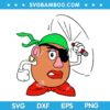 Mrs Potato Head SVG, Toy Story Potato Head SVG, Disney Mrs Potato SVG DXF EPS PNG