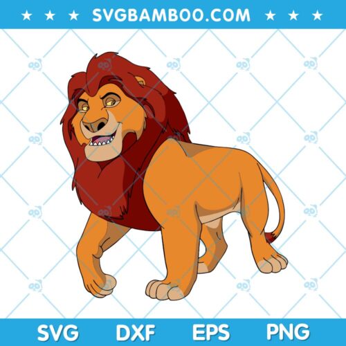 Mufasa SVG, Disney Mufasa SVG, The Lion King Mufasa SVG, The Lion King SVG DXF EPS PNG
