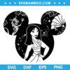 Mulan SVG, Princess Disneyland SVG, Disney Character Ears SVG, Disney Mulan Clipart SVG DXF EPS PNG