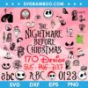 Nightmare Before Christmas Black SVG Bundle, Christmas 170 Design SVG Bundle, Christmas 2022 SVG Bundle DXF EPS PNG
