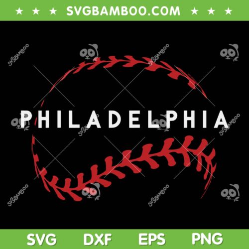 Philly Baseball Lovers SVG, Vintage Baseball Fans SVG, Baseball Philadelphia SVG, Baseball Philadelphia Team SVG DXF EPS PNG