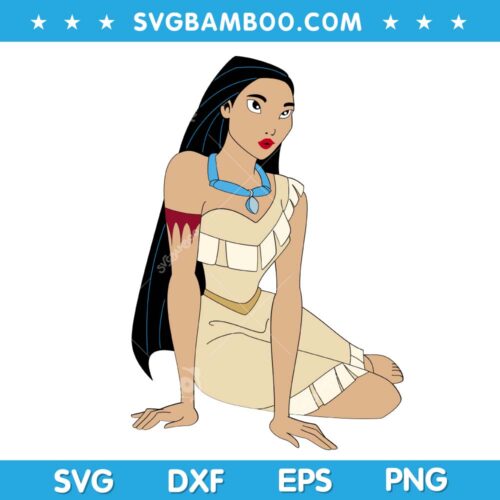 Pochacontas SVG, Disney Pochacontas SVG, Disney Character Pochacontas SVG, Pretty Pochacontas SVG DXF EPS PNG