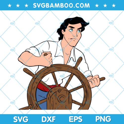 Prince Eric SVG, Disney Prince Eric SVG, Disney Character Prince Eric SVG, Little Mermaid Eric SVG DXF EPS PNG