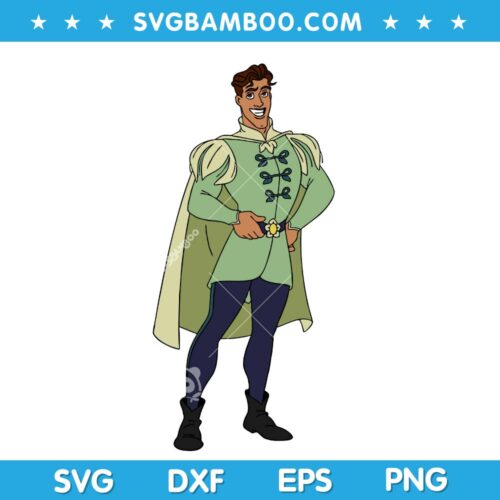 Prince Naveen SVG, Happy Prince Naveen SVG, Princess And The Frog SVG DXF EPS PNG