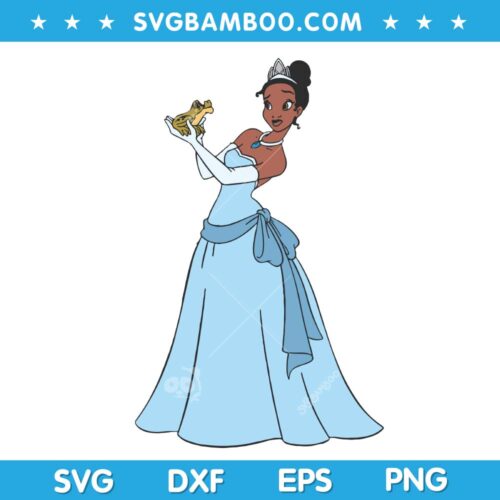 Princess Tiana SVG, Disney Princess Tiana SVG, Disney Tiana SVG, Disney Character Princess Tiana SVG DXF EPS PNG