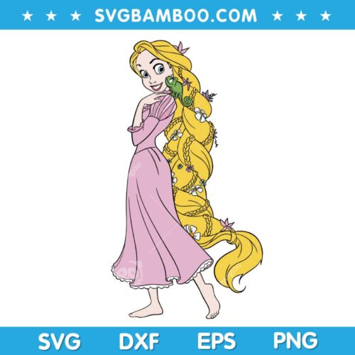 Rapunzel SVG, Disney Rapunzel SVG, Rapunzel Princess SVG, Tangled Rapunzel SVG DXF EPS PNG