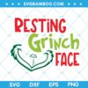 Resting Grinch Face SVG, Wicked Grinch Face SVG, Grinch Chirstmas Face SVG, Grinch Face and Writing SVG DXF EPS PNG