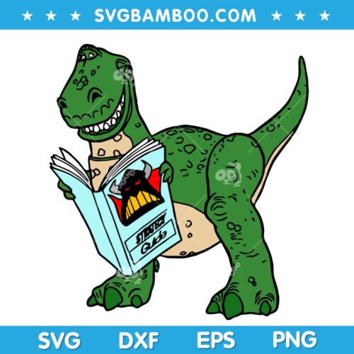 Rex Toy Story SVG, Disney Toy Story Dinosaur SVG, Im A Nervous Rex SVG DXF EPS PNG