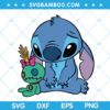 Sad Stitch And Scrump SVG, Disney Lilo And Stitch SVG, Disney Cartoon SVG DXF EPS PNG