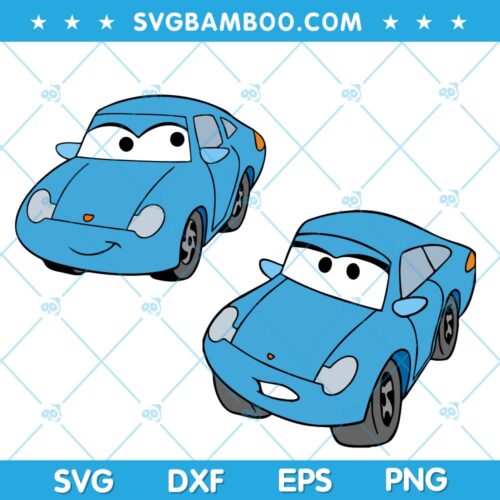 Sally Carrera SVG, Disney Sally Carrera SVG, World of Cars Sally Carrera SVG, Cars Sally Carrera SVG DXF EPS PNG