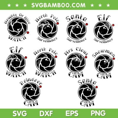Santa Christmas Camera SVG Bundle, Santa Camera Eye SVG Bundle, Chirstmas Santa Cam Eye SVG DXF EPS PNG Santa Christmas Camera SVG Bundle, Santa Camera Eye SVG Bundle, Chirstmas Santa Cam Eye SVG DXF EPS PNG