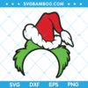 Santa Hat Grinch SVG, Christmas Santa Hat SVG, Grinch Headband Chirstmas SVG, Santa Hat Grinch Funny SVG DXF EPS PNG Santa Hat Grinch SVG, Christmas Santa Hat SVG, Grinch Headband Chirstmas SVG, Santa Hat Grinch Funny SVG DXF EPS PNG