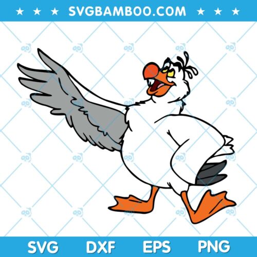 Scuttle SVG, Disney Scuttle SVG, Disney Character Scuttle SVG, Little Mermaid Scuttle SVG DXF EPS PNG