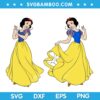 Snow White SVG, Disney Snow White SVG, Disney Character Snow White SVG, Pretty Snow White SVG DXF EPS PNG