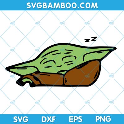 Star Wars Yoda Sleep SVG, Baby Yoda Sleeping SVG, Disney Yoda SVG, Yoda Star Wars SVG DXF EPS PNG Star Wars Yoda Sleep SVG, Baby Yoda Sleeping SVG, Disney Yoda SVG, Yoda Star Wars SVG DXF EPS PNG