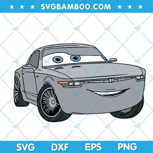 Sterling Cars SVG, Pixar Sterling Cars SVG, Disney Character Sterling Cars SVG DXF EPS PNG