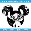 Stitch Disney Ears SVG, Disney Mickey Ears Stitch SVG, Disney Character Stitch SVG, Stitch Mickey Ears SVG DXF EPS PNG