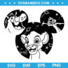 Disney Mickey Ears The Lion King SVG, Timon Pumbaa Simba Disney Ears, Disneyland Ears Lion King SVG DXF EPS PNG Disney Mickey Ears The Lion King SVG, Timon Pumbaa Simba Disney Ears, Disneyland Ears Lion King SVG DXF EPS PNG