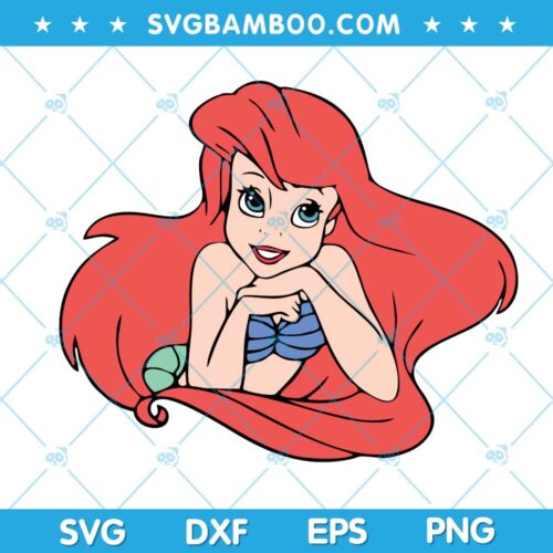 The Little Mermaid Ariel SVG, Disney Ariel SVG, Disney The Little Mermaid SVG, Disney Character Ariel SVG DXF EPS PNG