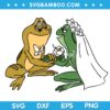 Tiana Frog Bride Naveen SVG, Disney Tiana Frog Bride Naveen SVG, The Princess and The Frog SVG, Tiana SVG DXF EPS PDG