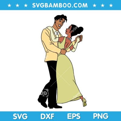 Tiana Naveen Dance SVG, Tiana And Naveen Dancing SVG, Prince Naveen SVG DXF EPS PNG Tiana Naveen Dance SVG, Tiana And Naveen Dancing SVG, Prince Naveen SVG DXF EPS PNG