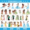 Tiana SVG Bundle, Princess And The Frog SVG Bundle, Disney Princess SVG Bundle DXF EPS PNG