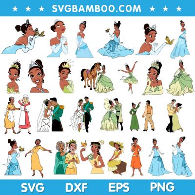 Tiana SVG Bundle, Princess And The Frog SVG Bundle, Disney Princess SVG Bundle DXF EPS PNG Tiana SVG Bundle, Princess And The Frog SVG Bundle, Disney Princess SVG Bundle DXF EPS PNG