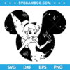Tinkerbell Mickey Ears SVG, Disneyland Ears Tinkerbell Peter Pan SVG, Peter Pan Tinkerbell Mickey Ears SVG DXF EPS PNG