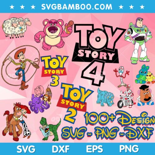 Toy Story All Characters SVG Bundle, Toy Story 4 SVG Bundle, Disney Toy Story SVG Bundle DXF EPS PNG