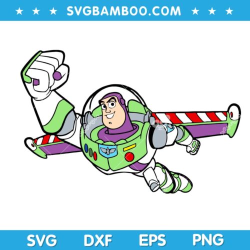 Toy Story Buzz Lightyear SVG, Buzz Toy Story SVG, Buzz Lightyear SVG DXF EPS PNG