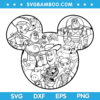 Toy Story 4 Disney Mickey Ears SVG, Toy Story 4 Character SVG, Pixar Toy Story 4 Disney Ears SVG DXF EPS PNG