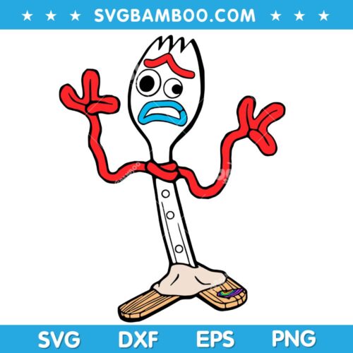 Toy Story Forky SVG, Disney Forky Toy Story SVG, Disney And Pixar Toy Story 4 SVG DXF EPS PNG 