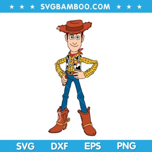 Toy Story Woody SVG, Disney Pixar Woody SVG, Disney Toy Story SVG DXF EPS PNG