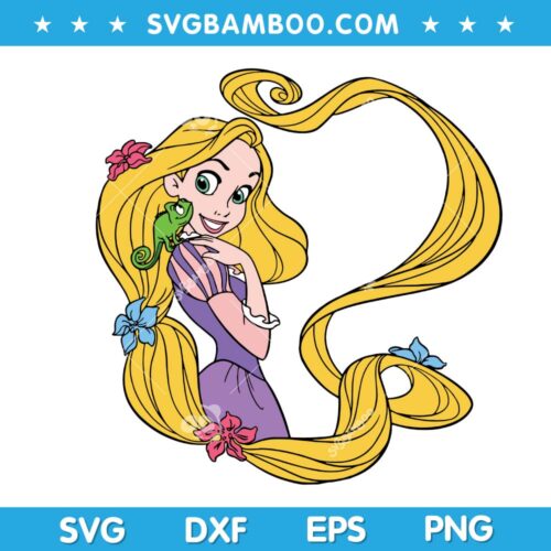 Disney Tangled Rapunzel SVG, Tangled Rapunzel SVG, Disney Rapunzel SVG, Tangled SVG DXF EPS PNG